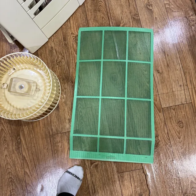 세척 후 에어컨 필터